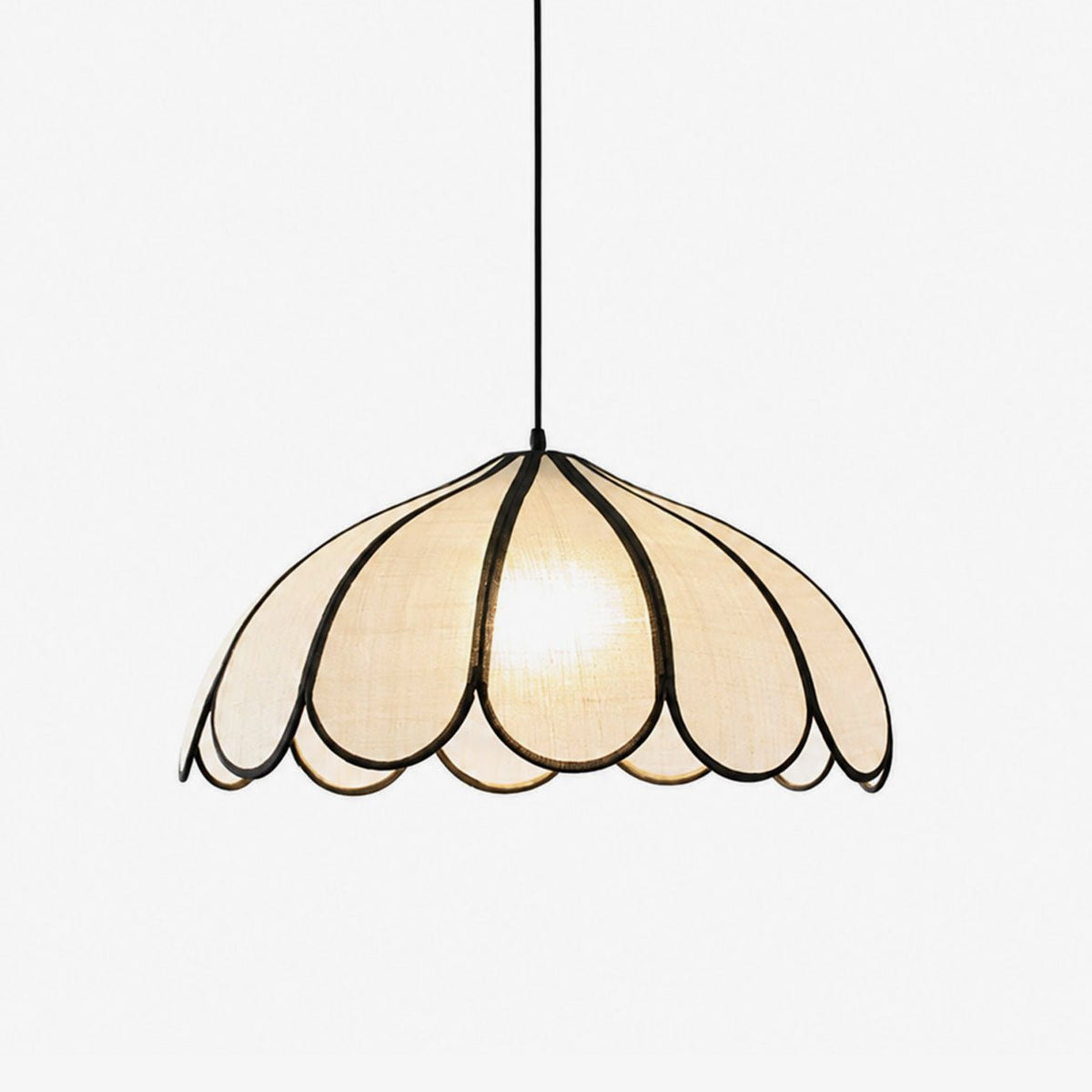 Linen Dome Pendant Light — Pendant Light | Maison Monashee