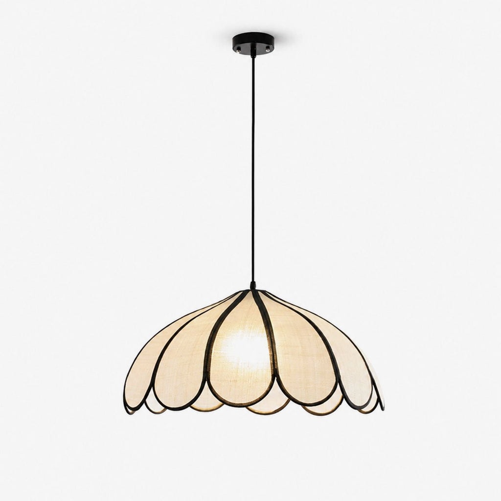 Linen Dome Pendant Light — Pendant Light | Maison Monashee — view 11