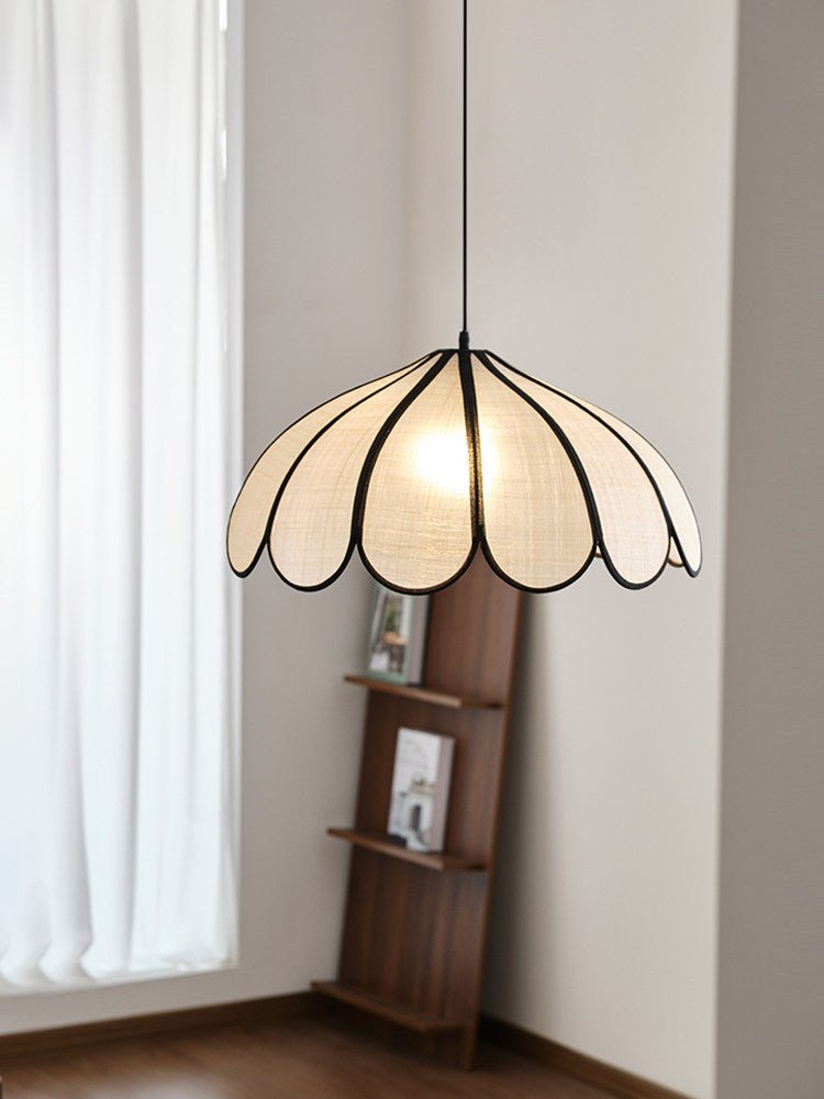 Linen Dome Pendant Light — Pendant Light | Maison Monashee — view 8