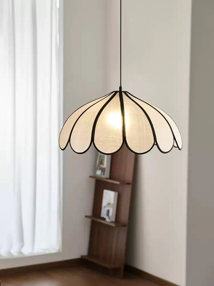 Linen Dome Pendant Light — Pendant Light | Maison Monashee — view 9