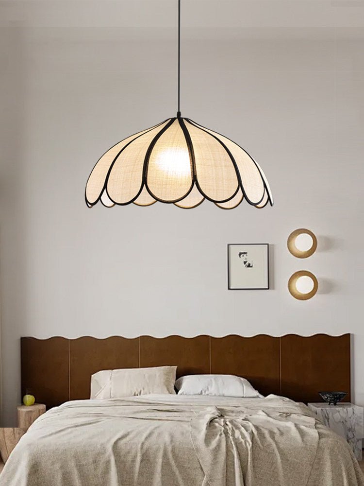 Linen Dome Pendant Light — Pendant Light | Maison Monashee — view 10