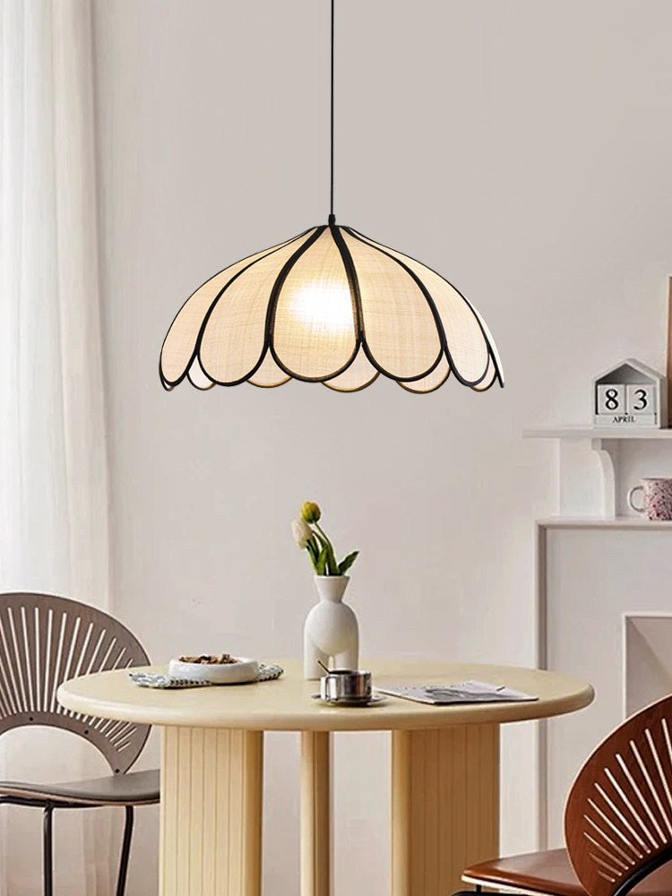 Linen Dome Pendant Light — Pendant Light | Maison Monashee — view 5