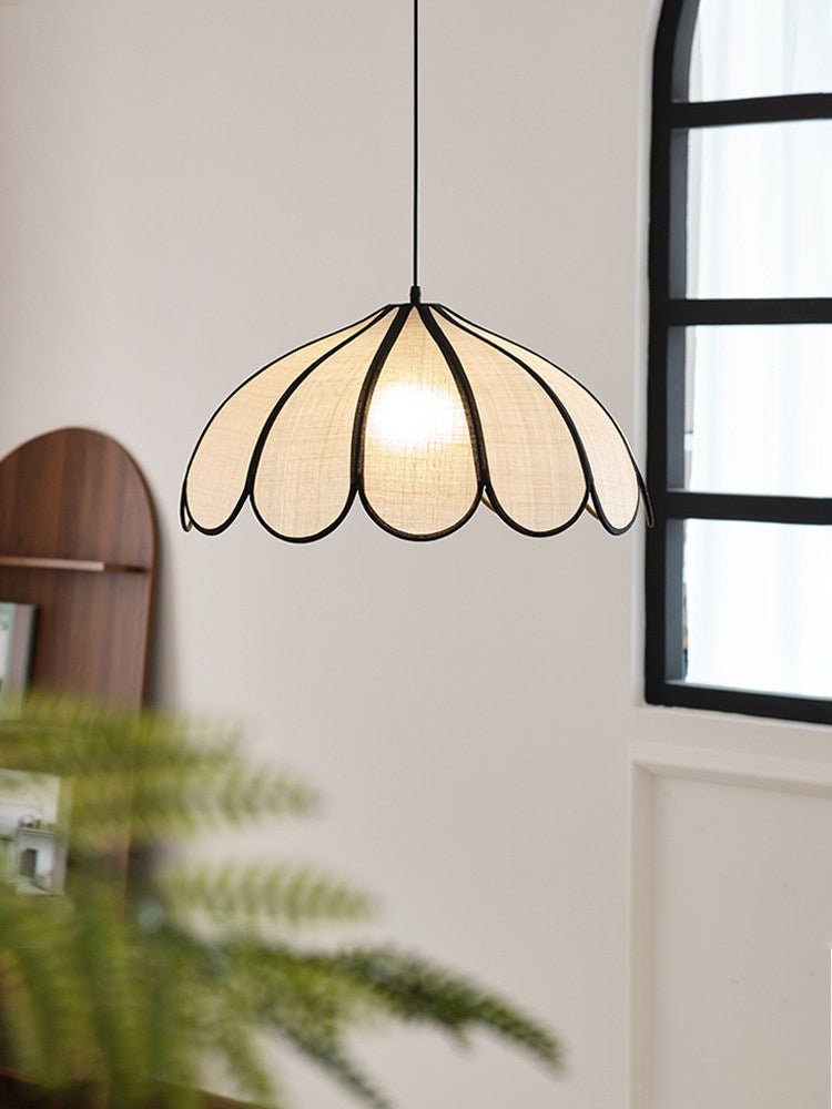Linen Dome Pendant Light — Pendant Light | Maison Monashee — view 6