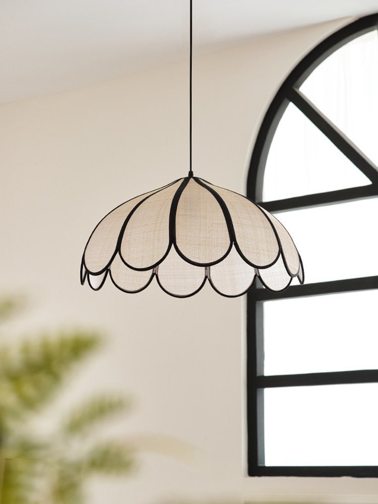 Linen Dome Pendant Light — Pendant Light | Maison Monashee — view 7