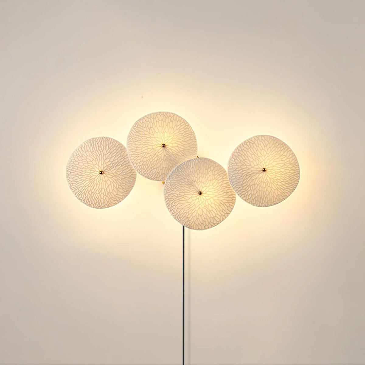White Flower Wall Sconce — Wall Sconce | Maison Monashee — view 10