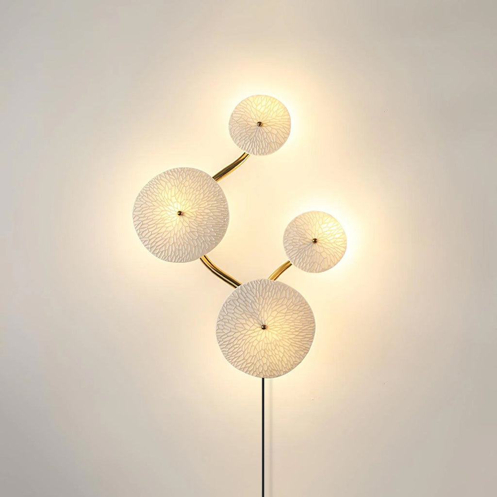 White Flower Wall Sconce — Wall Sconce | Maison Monashee — view 6