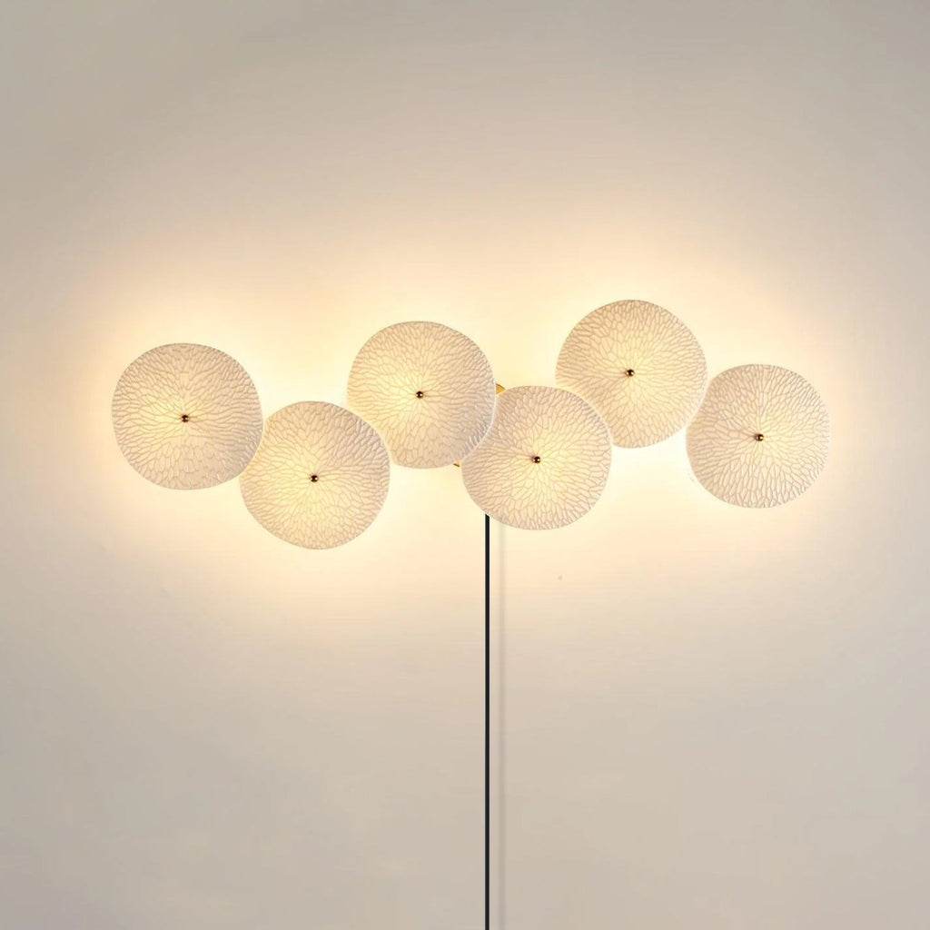 White Flower Wall Sconce — Wall Sconce | Maison Monashee — view 7