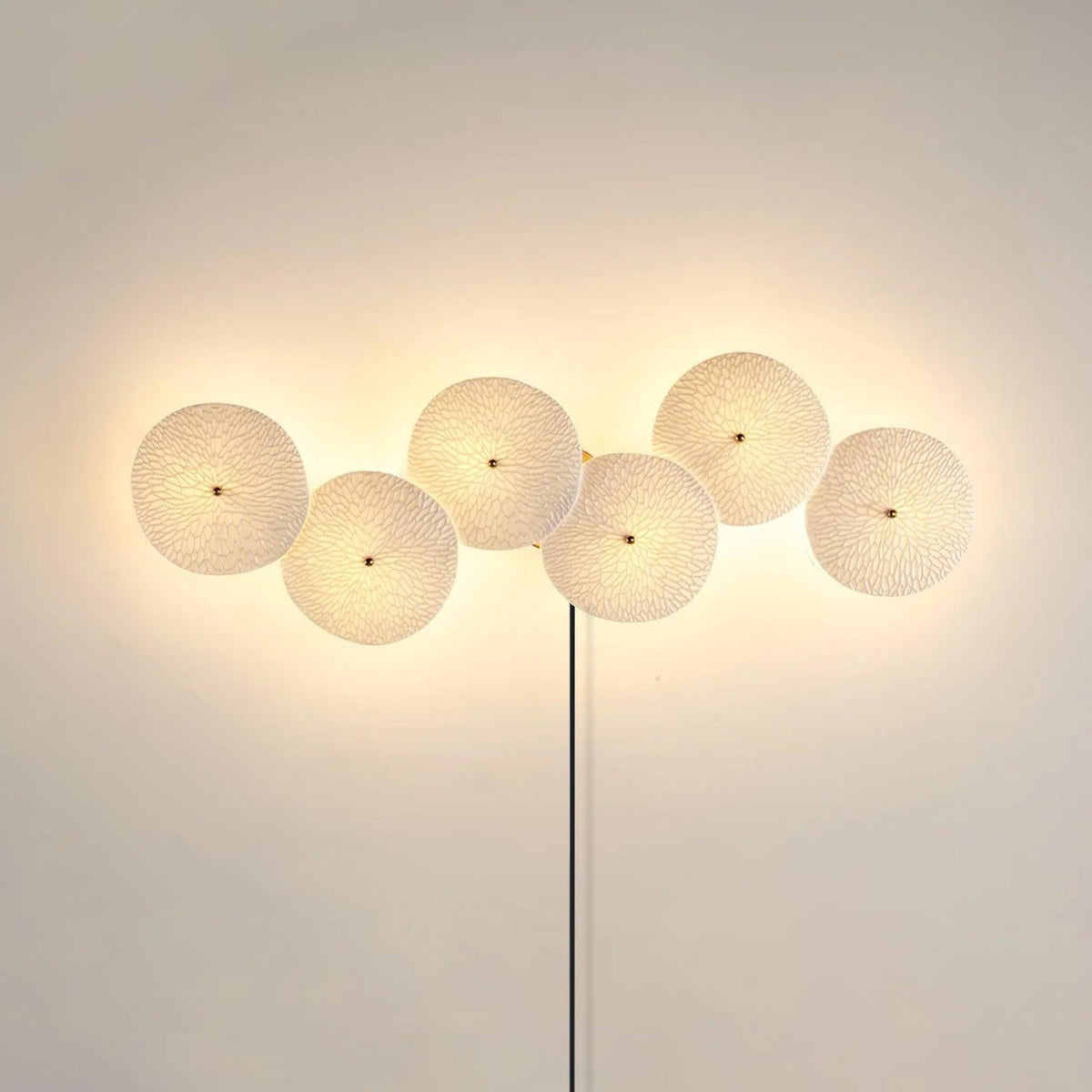 White Flower Wall Sconce — Wall Sconce | Maison Monashee — view 7