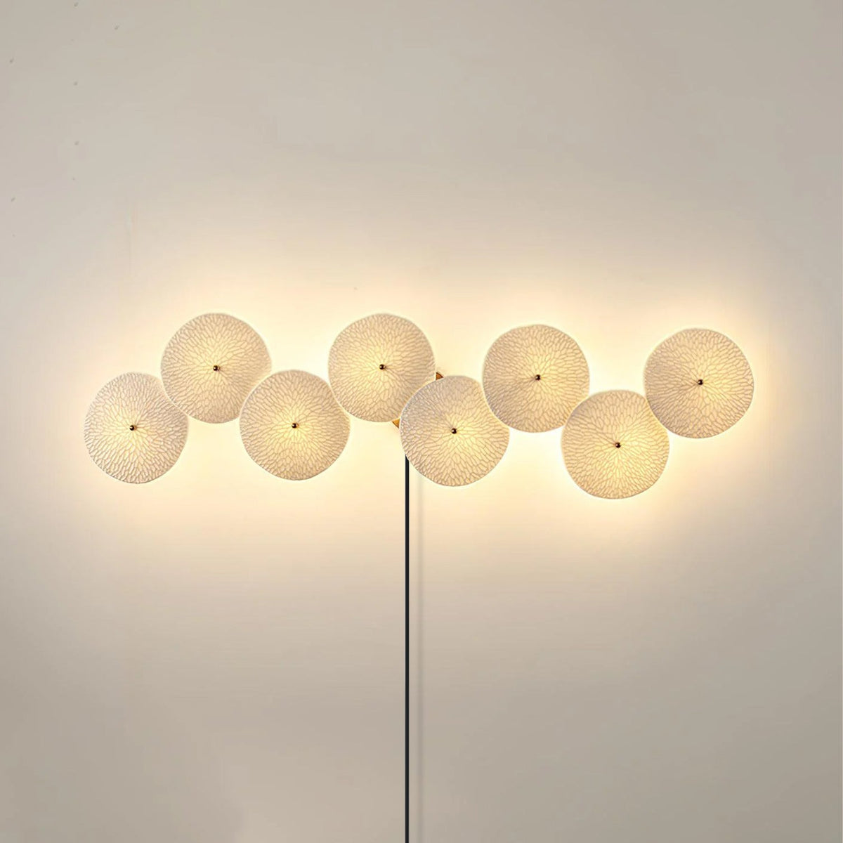 White Flower Wall Sconce — Wall Sconce | Maison Monashee — view 8