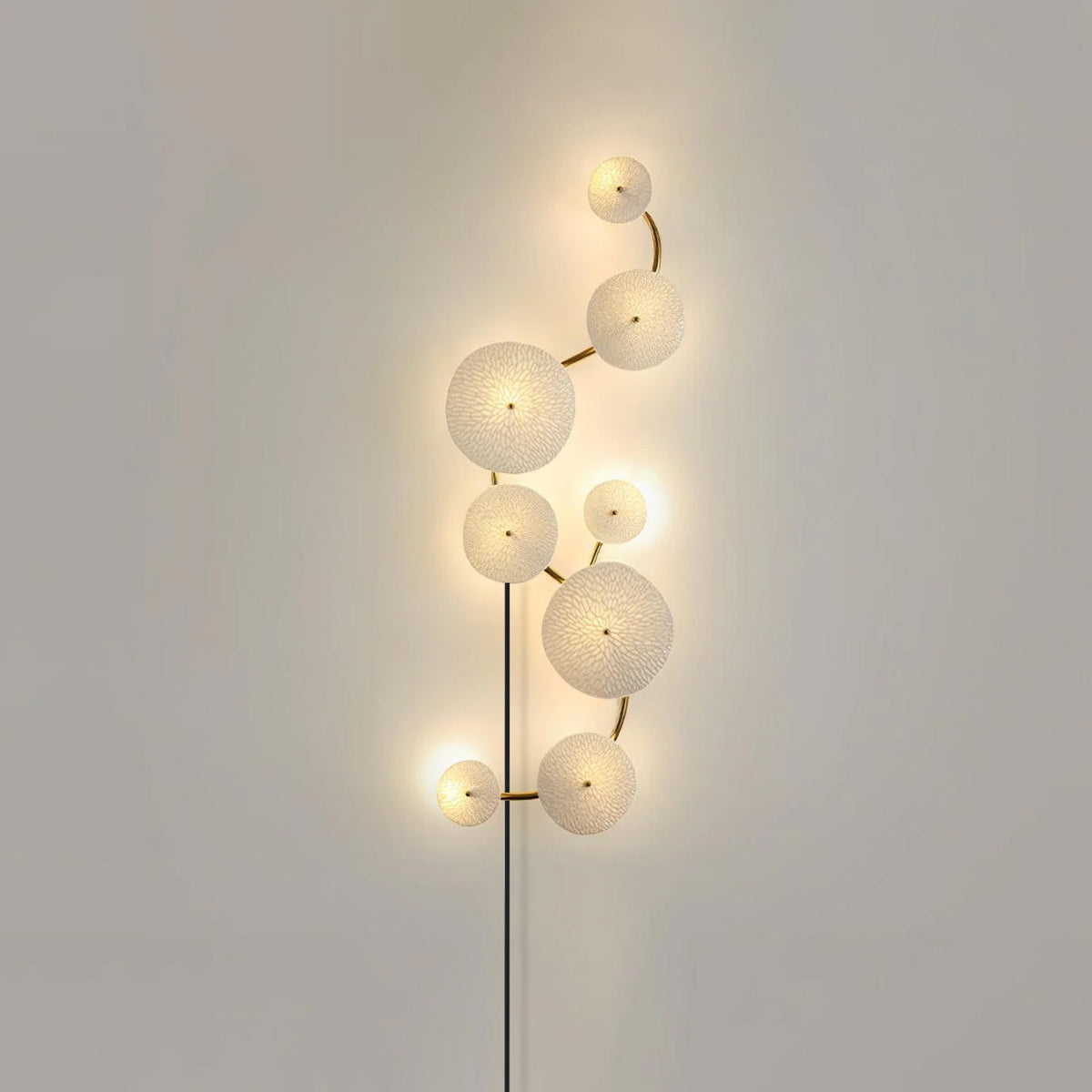 White Flower Wall Sconce — Wall Sconce | Maison Monashee — view 19