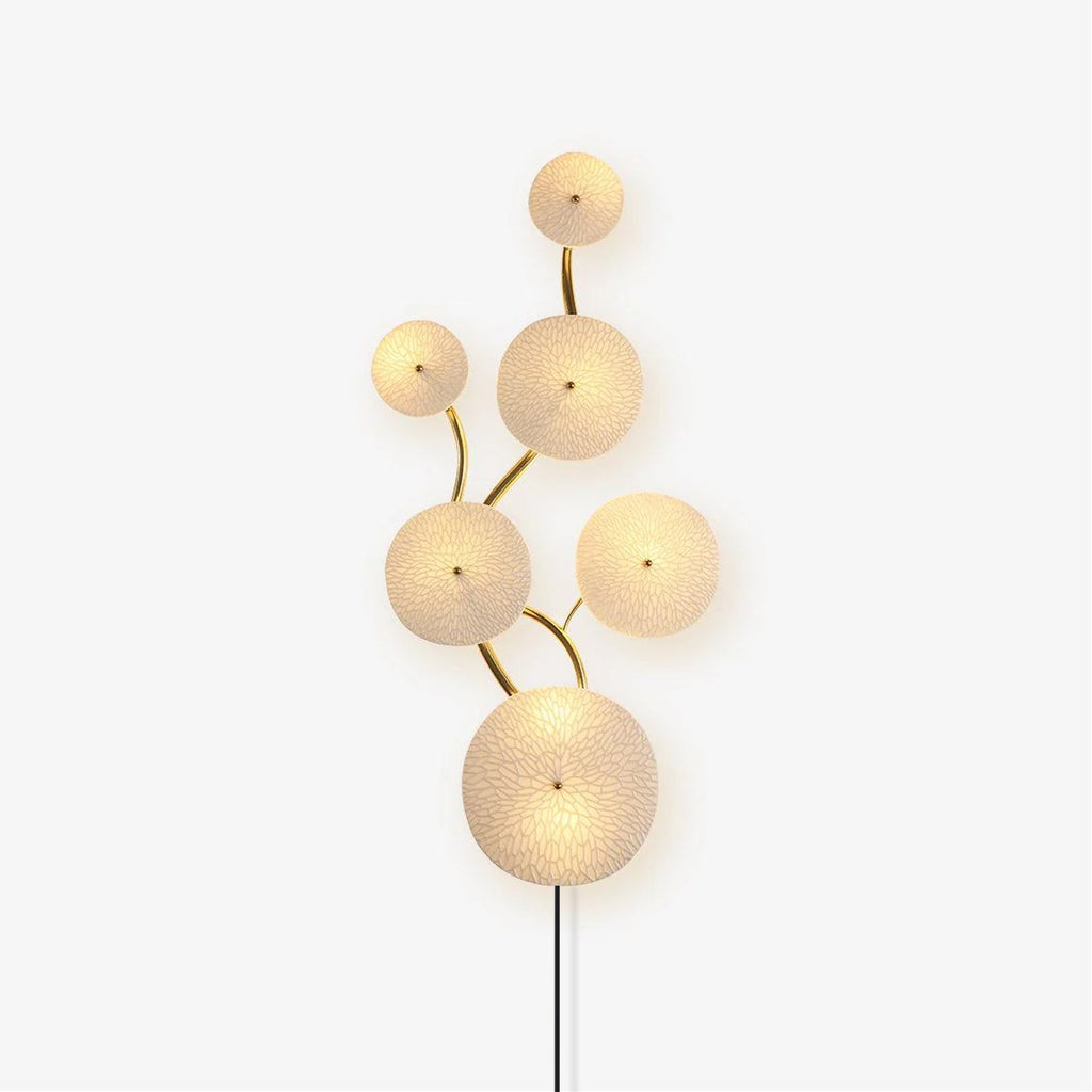 White Flower Wall Sconce — Wall Sconce | Maison Monashee