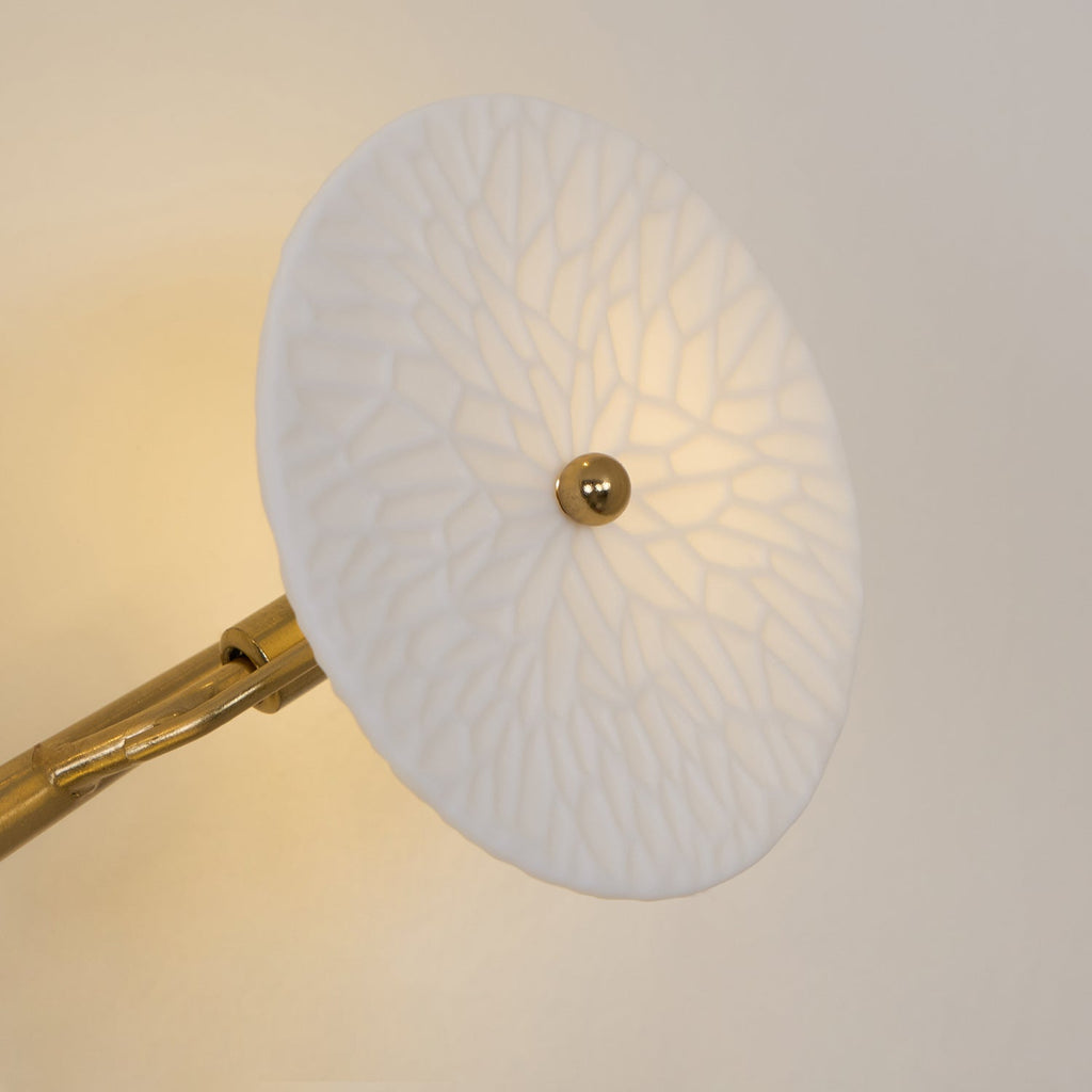 White Flower Wall Sconce — Wall Sconce | Maison Monashee — view 12