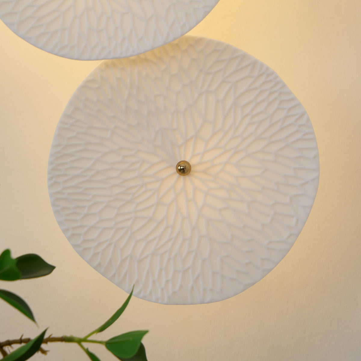 White Flower Wall Sconce — Wall Sconce | Maison Monashee — view 13