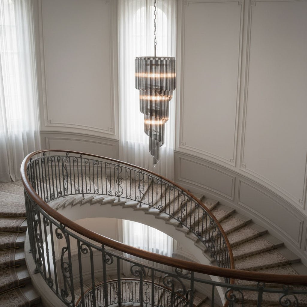 Spiral Pendant Chandelier — Chandelier | Maison Monashee — view 3