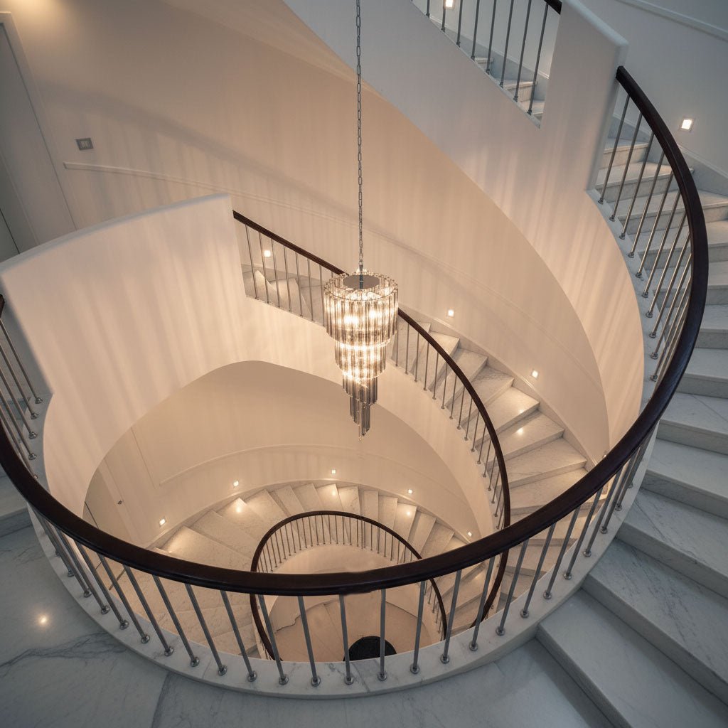 Spiral Pendant Chandelier — Chandelier | Maison Monashee — view 4