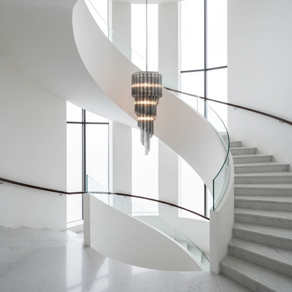 Spiral Pendant Chandelier — Chandelier | Maison Monashee — view 5
