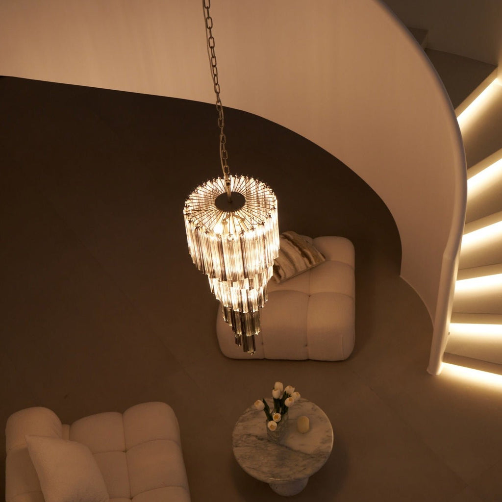 Spiral Pendant Chandelier — Chandelier | Maison Monashee — view 17