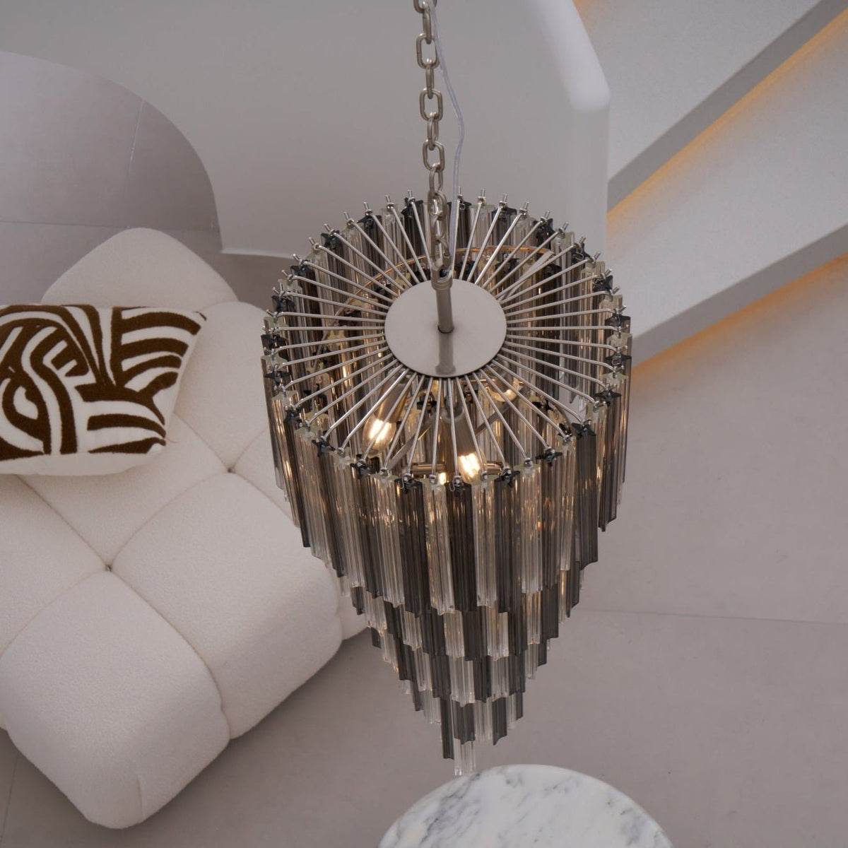 Spiral Pendant Chandelier — Chandelier | Maison Monashee — view 26