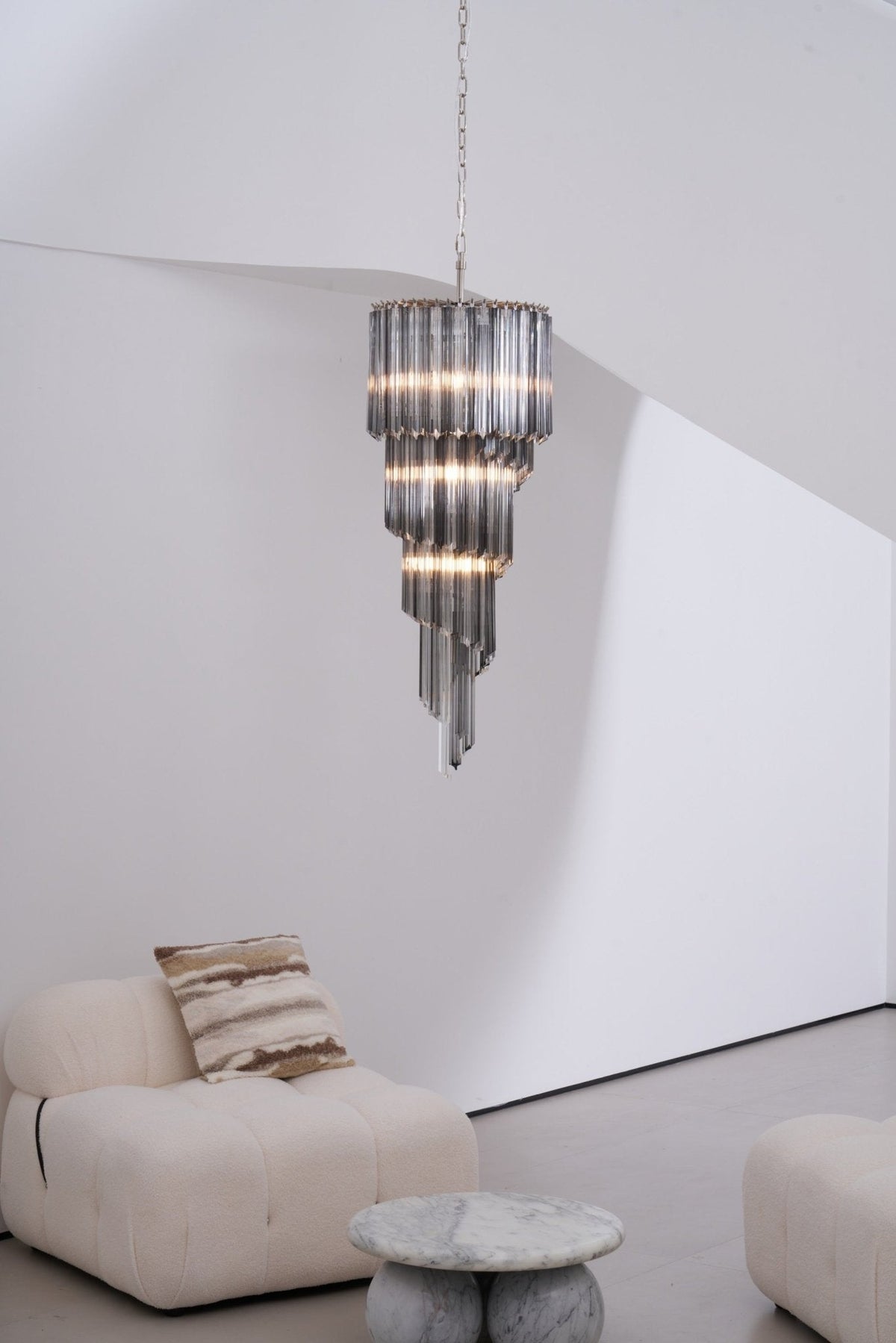 Spiral Pendant Chandelier — Chandelier | Maison Monashee — view 27