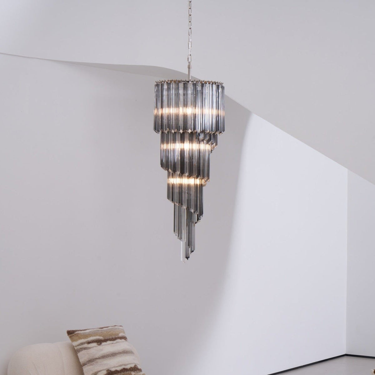 Spiral Pendant Chandelier — Chandelier | Maison Monashee — view 8
