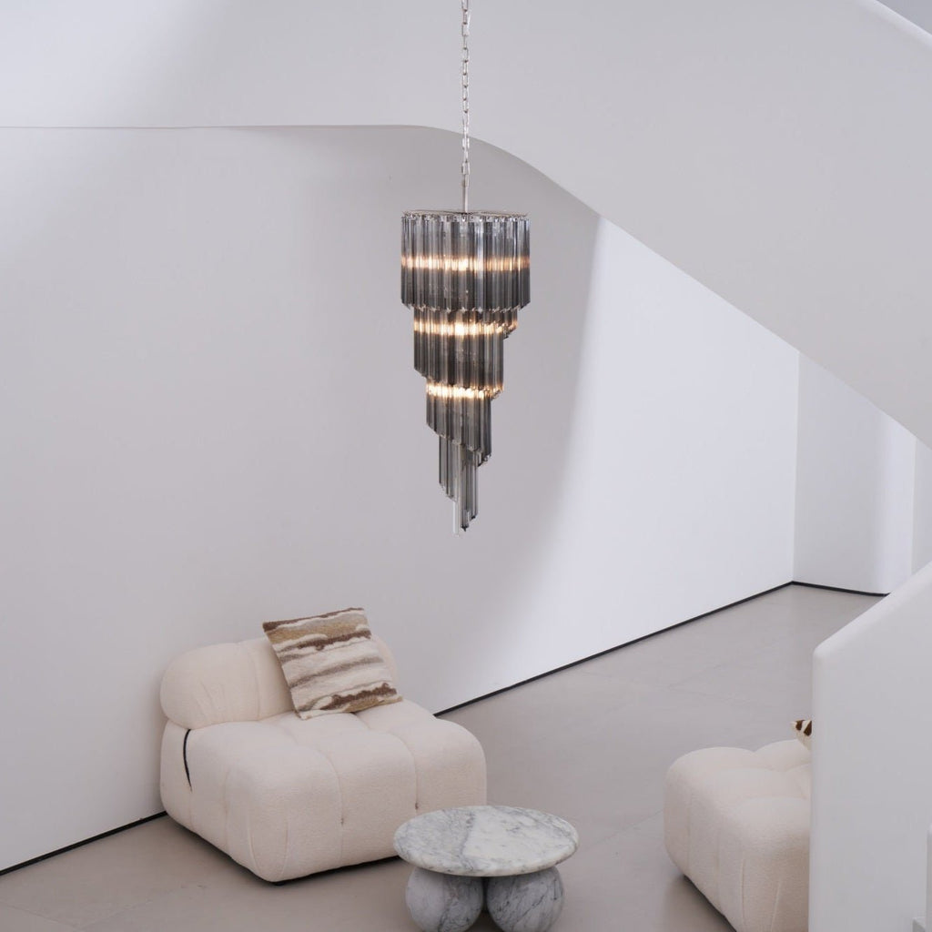 Spiral Pendant Chandelier — Chandelier | Maison Monashee — view 14