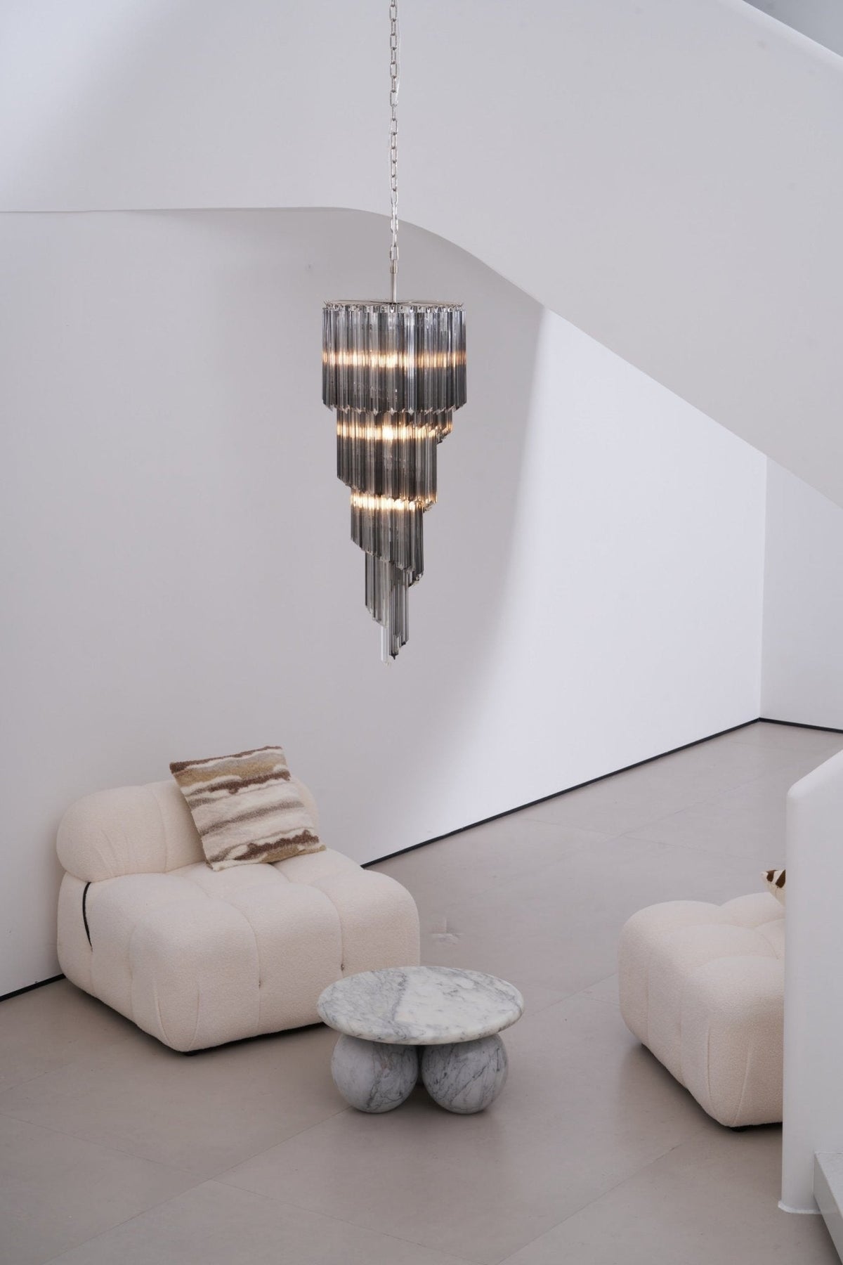 Spiral Pendant Chandelier — Chandelier | Maison Monashee — view 28