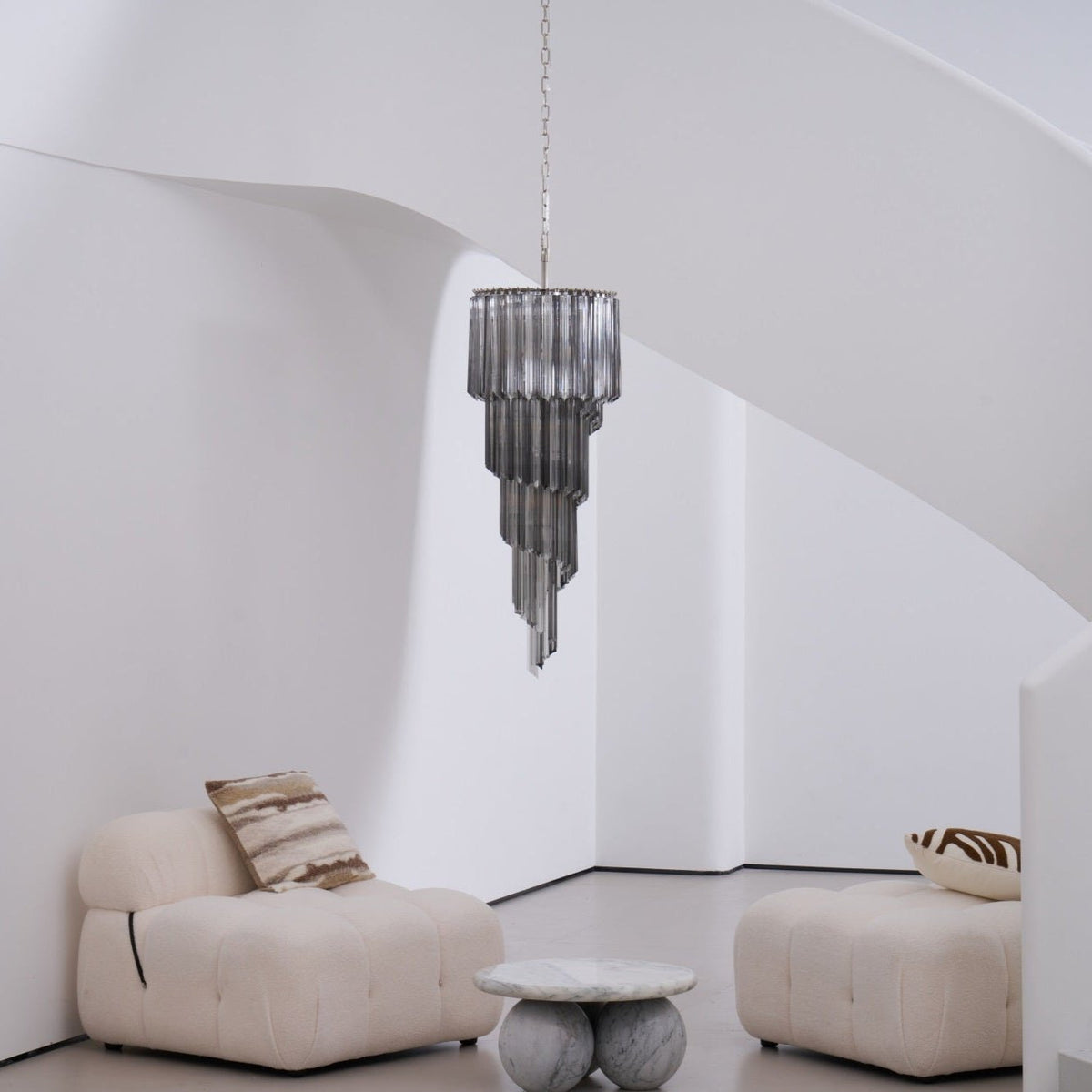 Spiral Pendant Chandelier — Chandelier | Maison Monashee — view 31
