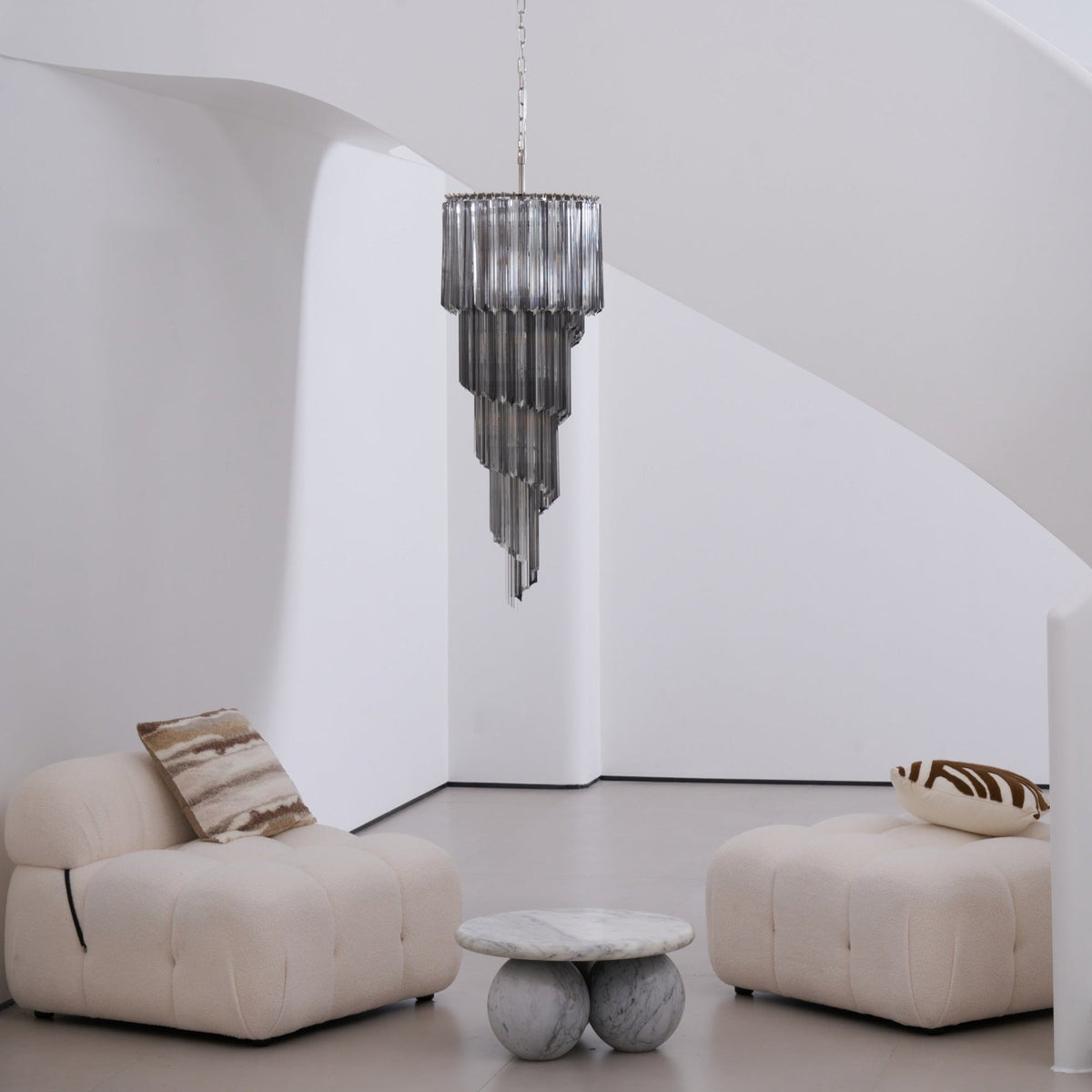 Spiral Pendant Chandelier — Chandelier | Maison Monashee — view 32