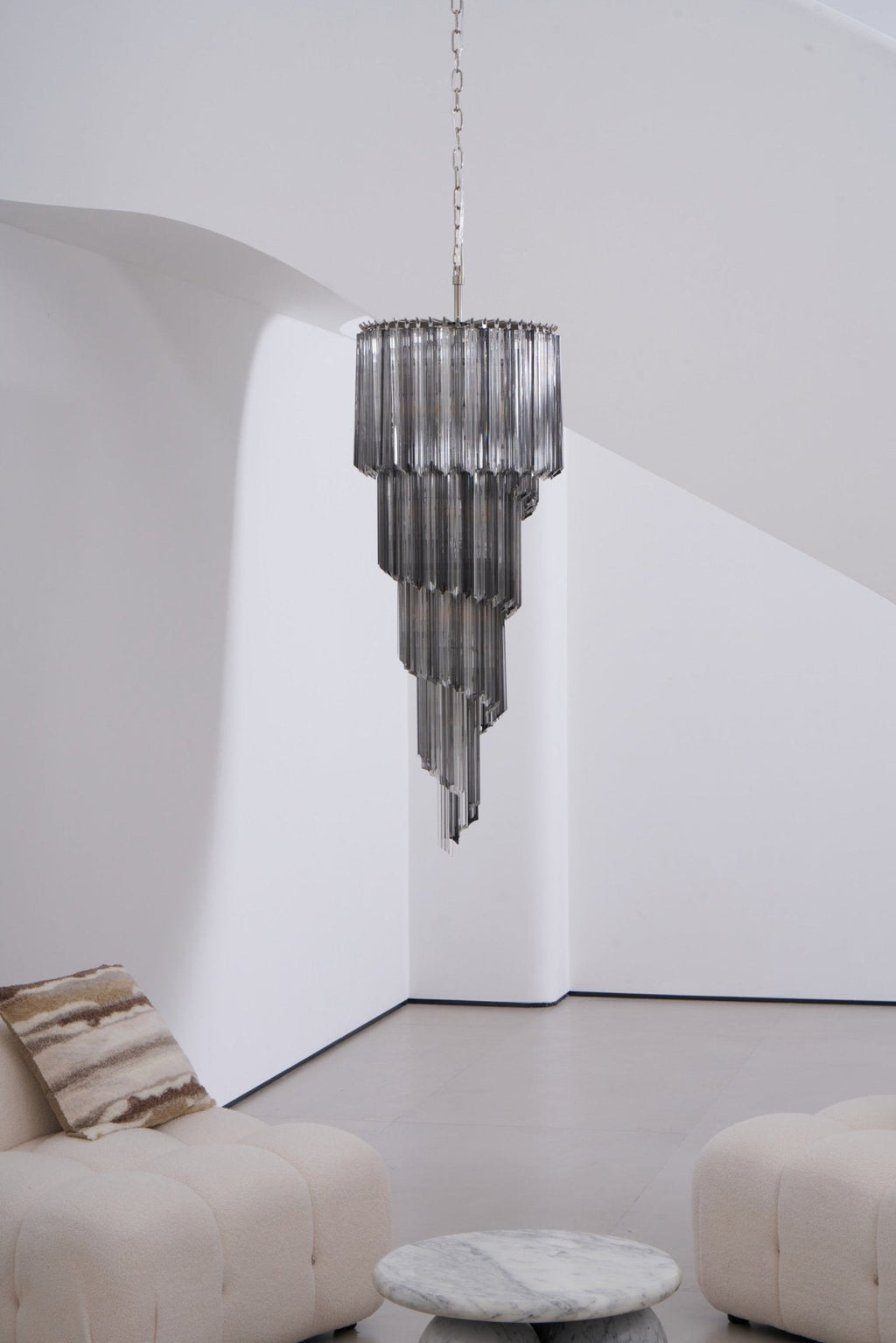Spiral Pendant Chandelier — Chandelier | Maison Monashee — view 33