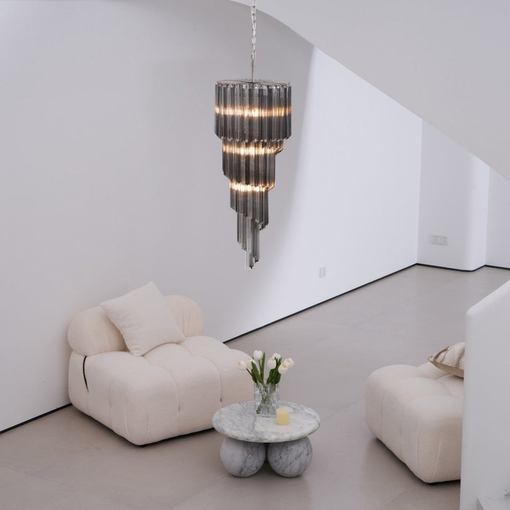Spiral Pendant Chandelier — Chandelier | Maison Monashee — view 16