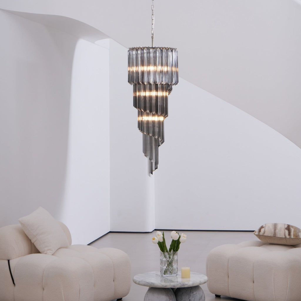 Spiral Pendant Chandelier — Chandelier | Maison Monashee — view 9
