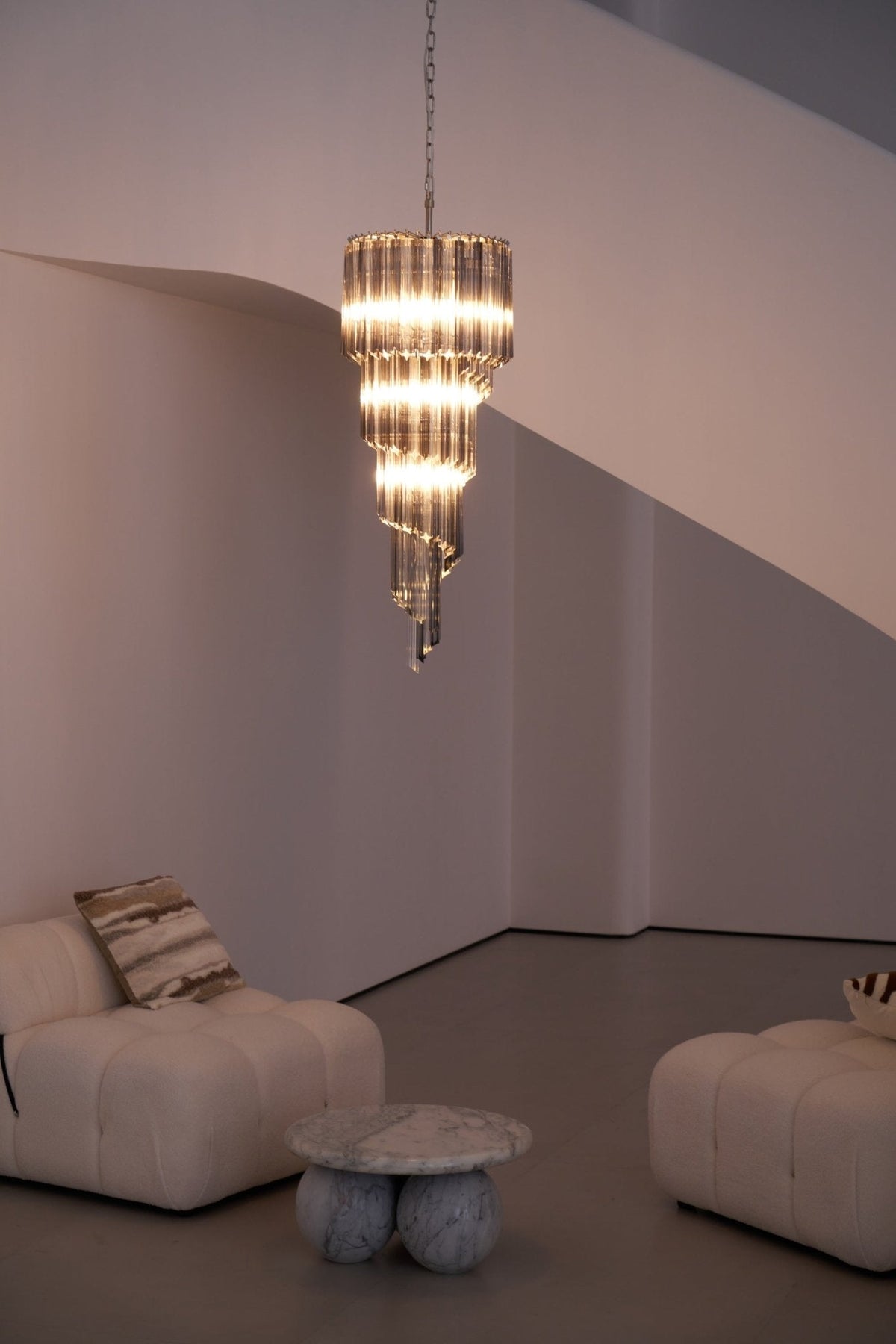 Spiral Pendant Chandelier — Chandelier | Maison Monashee — view 19
