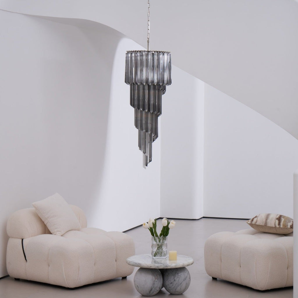 Spiral Pendant Chandelier — Chandelier | Maison Monashee — view 38