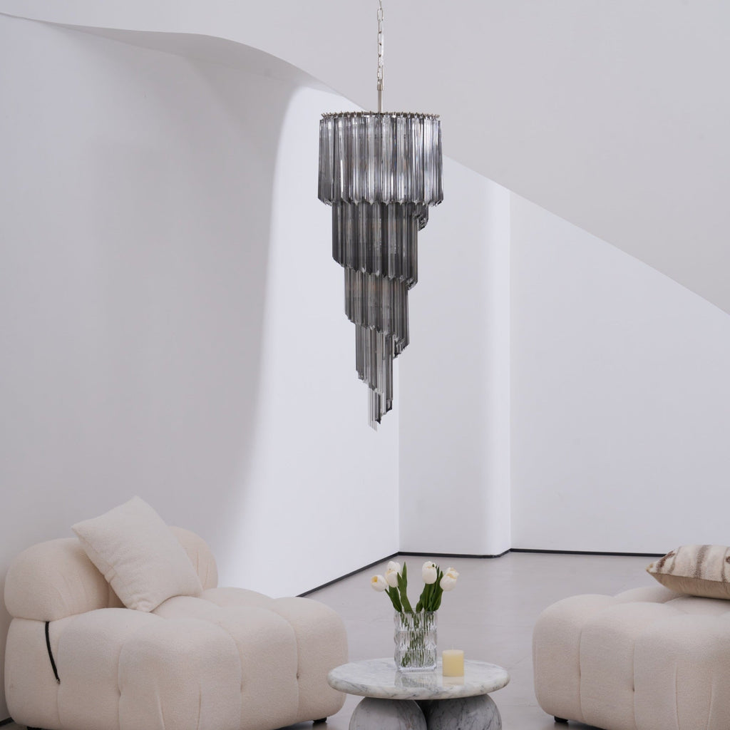 Spiral Pendant Chandelier — Chandelier | Maison Monashee — view 39