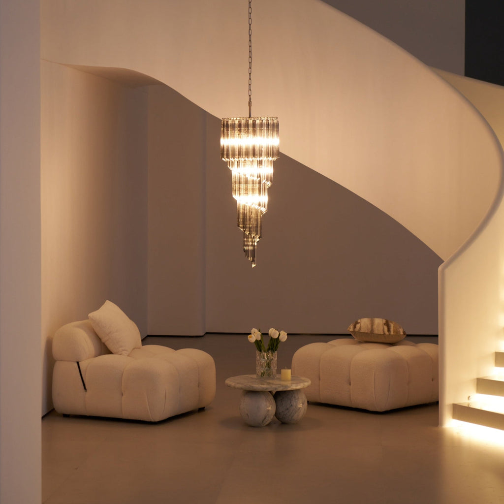 Spiral Pendant Chandelier — Chandelier | Maison Monashee — view 43