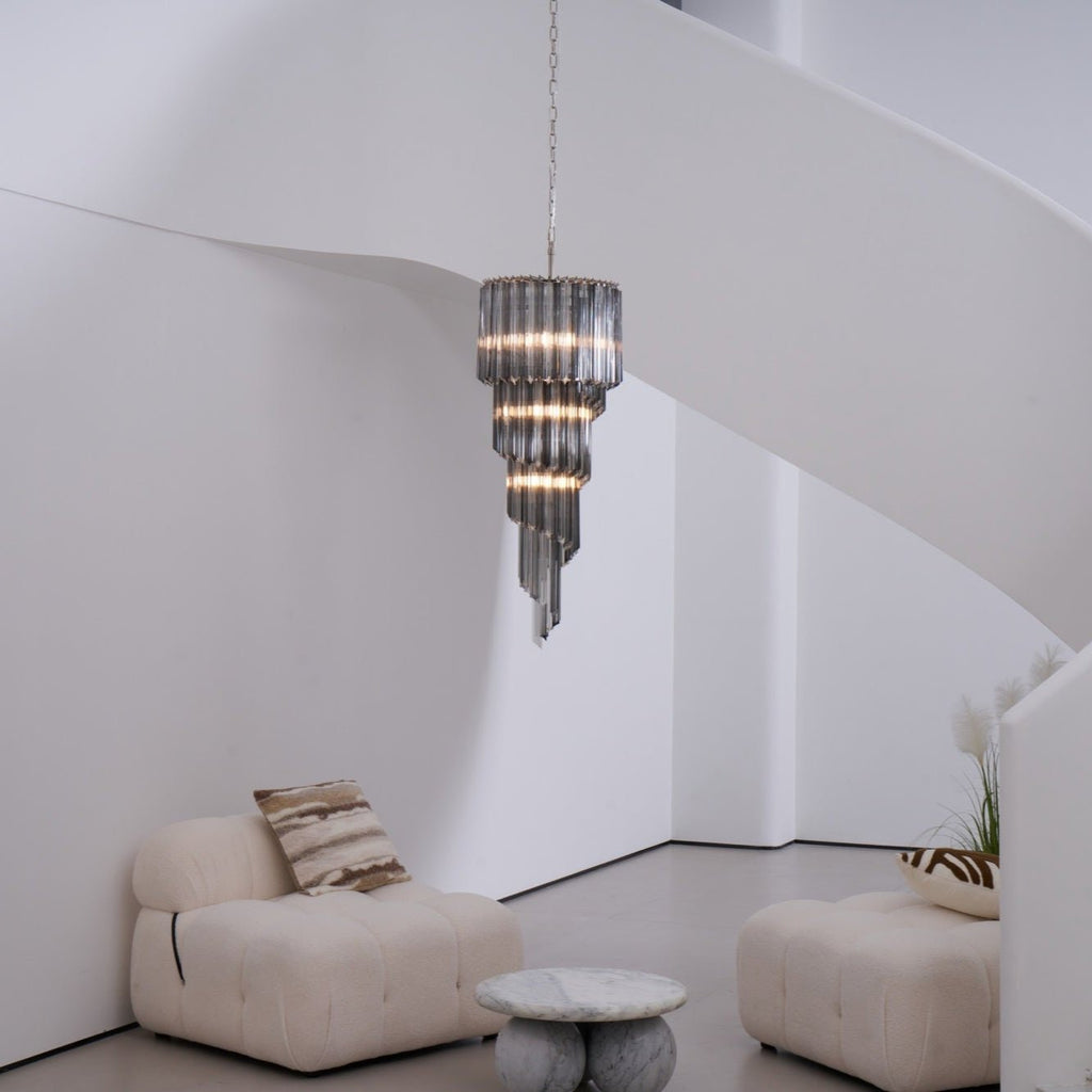 Spiral Pendant Chandelier — Chandelier | Maison Monashee — view 15