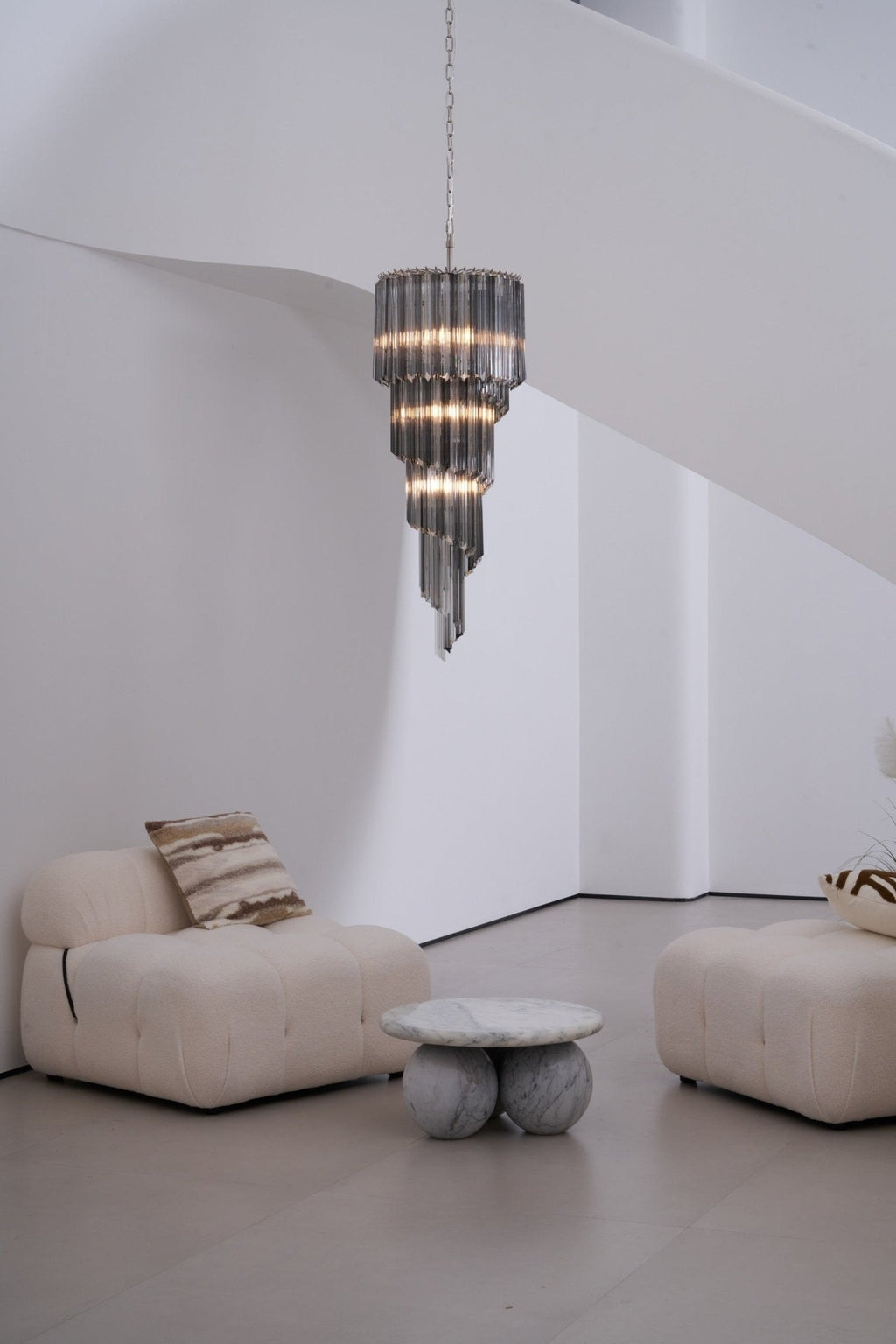 Spiral Pendant Chandelier — Chandelier | Maison Monashee — view 23