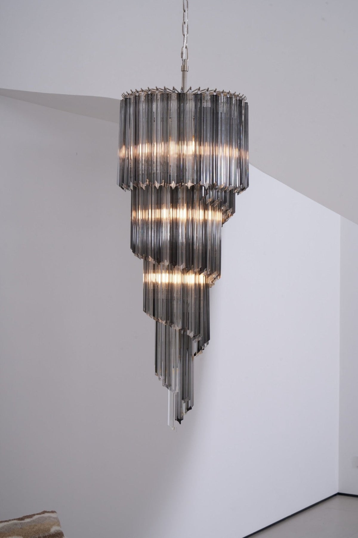 Spiral Pendant Chandelier — Chandelier | Maison Monashee — view 24