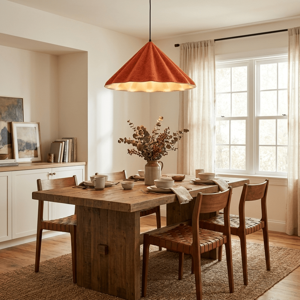 Large Cone Pendant Light — Pendant Light | Maison Monashee — view 6