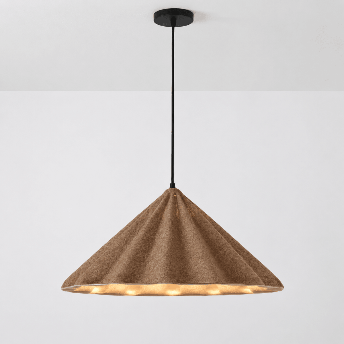 Large Cone Pendant Light — Pendant Light | Maison Monashee — view 10