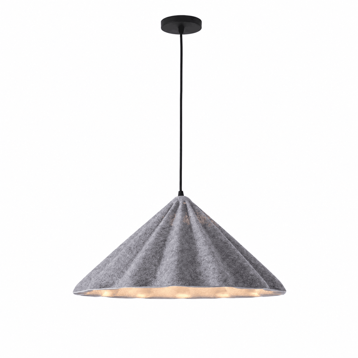 Large Cone Pendant Light — Pendant Light | Maison Monashee — view 13