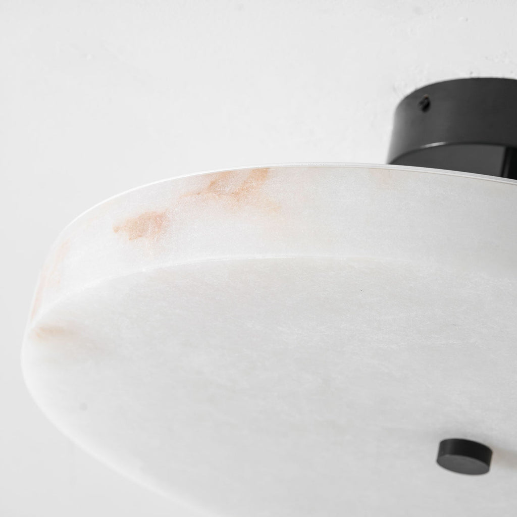 Linen Drum Ceiling Light — Ceiling Light | Maison Monashee — view 17