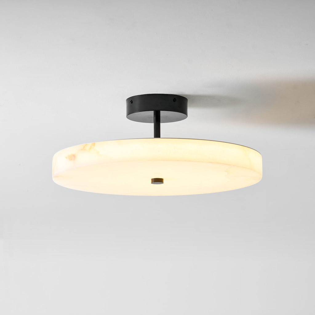 Linen Drum Ceiling Light — Ceiling Light | Maison Monashee — view 18