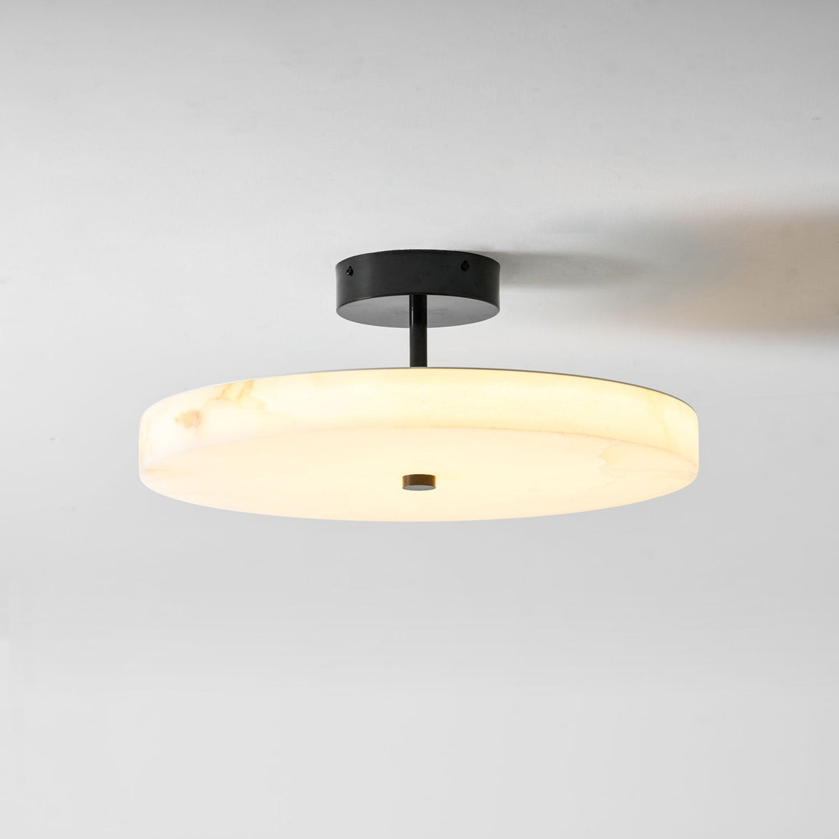 Linen Drum Ceiling Light — Ceiling Light | Maison Monashee — view 18