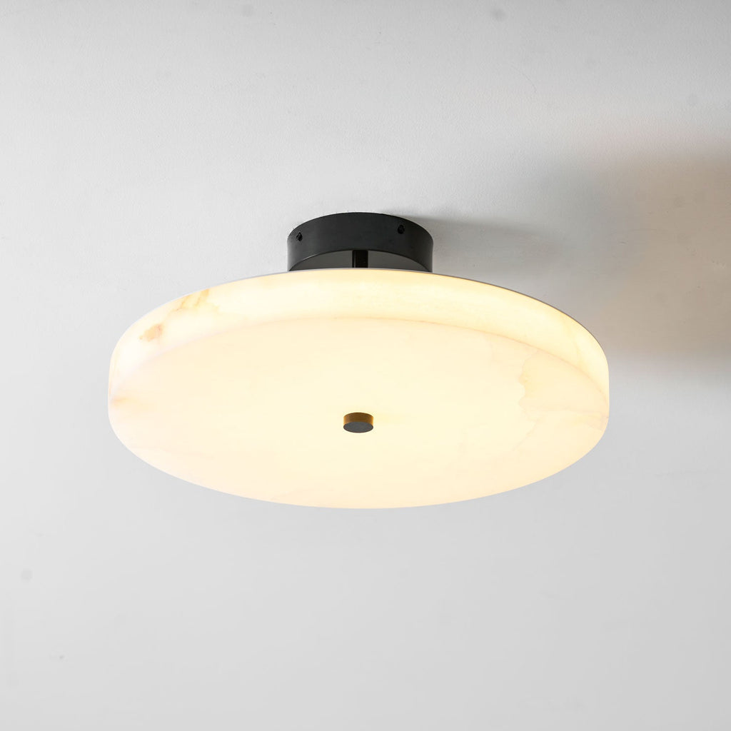 Linen Drum Ceiling Light — Ceiling Light | Maison Monashee — view 19