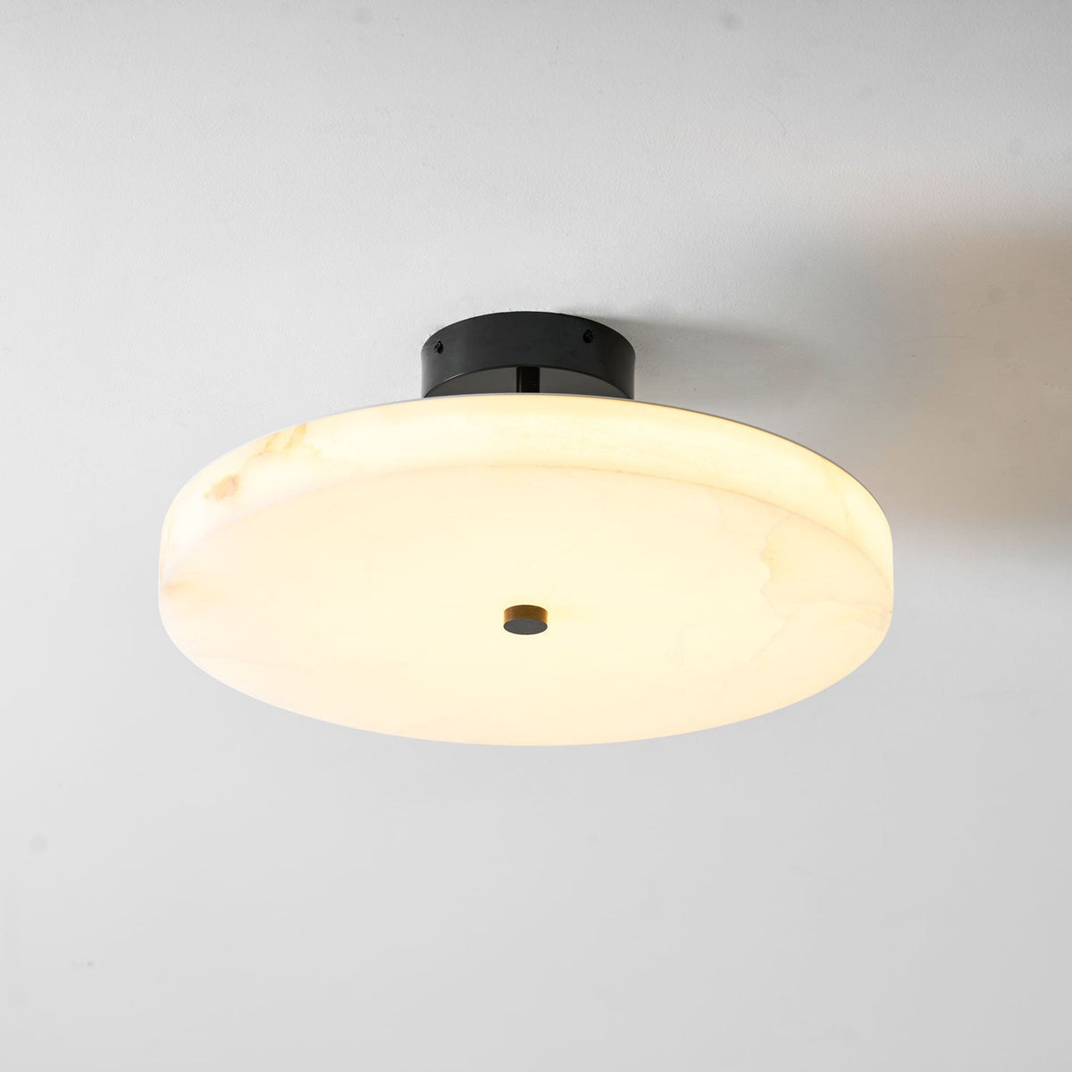 Linen Drum Ceiling Light — Ceiling Light | Maison Monashee — view 19