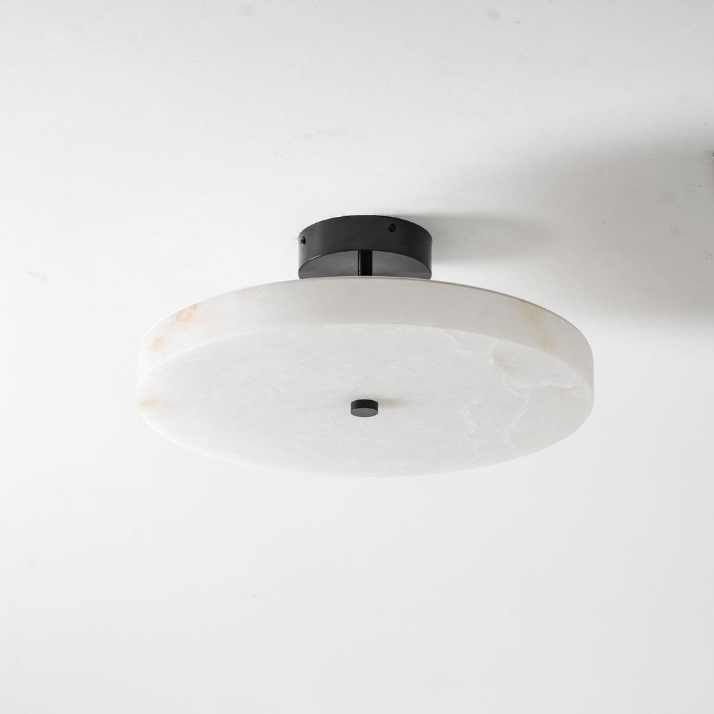 Linen Drum Ceiling Light — Ceiling Light | Maison Monashee — view 13