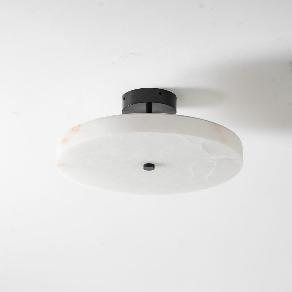 Linen Drum Ceiling Light — Ceiling Light | Maison Monashee — view 13