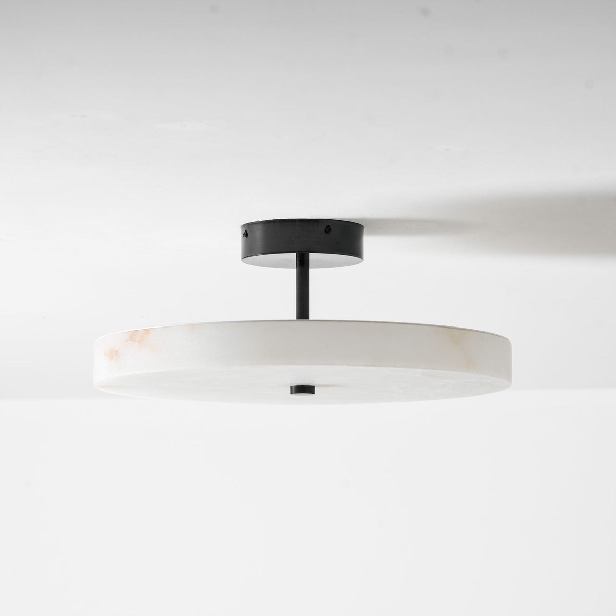 Linen Drum Ceiling Light — Ceiling Light | Maison Monashee — view 16