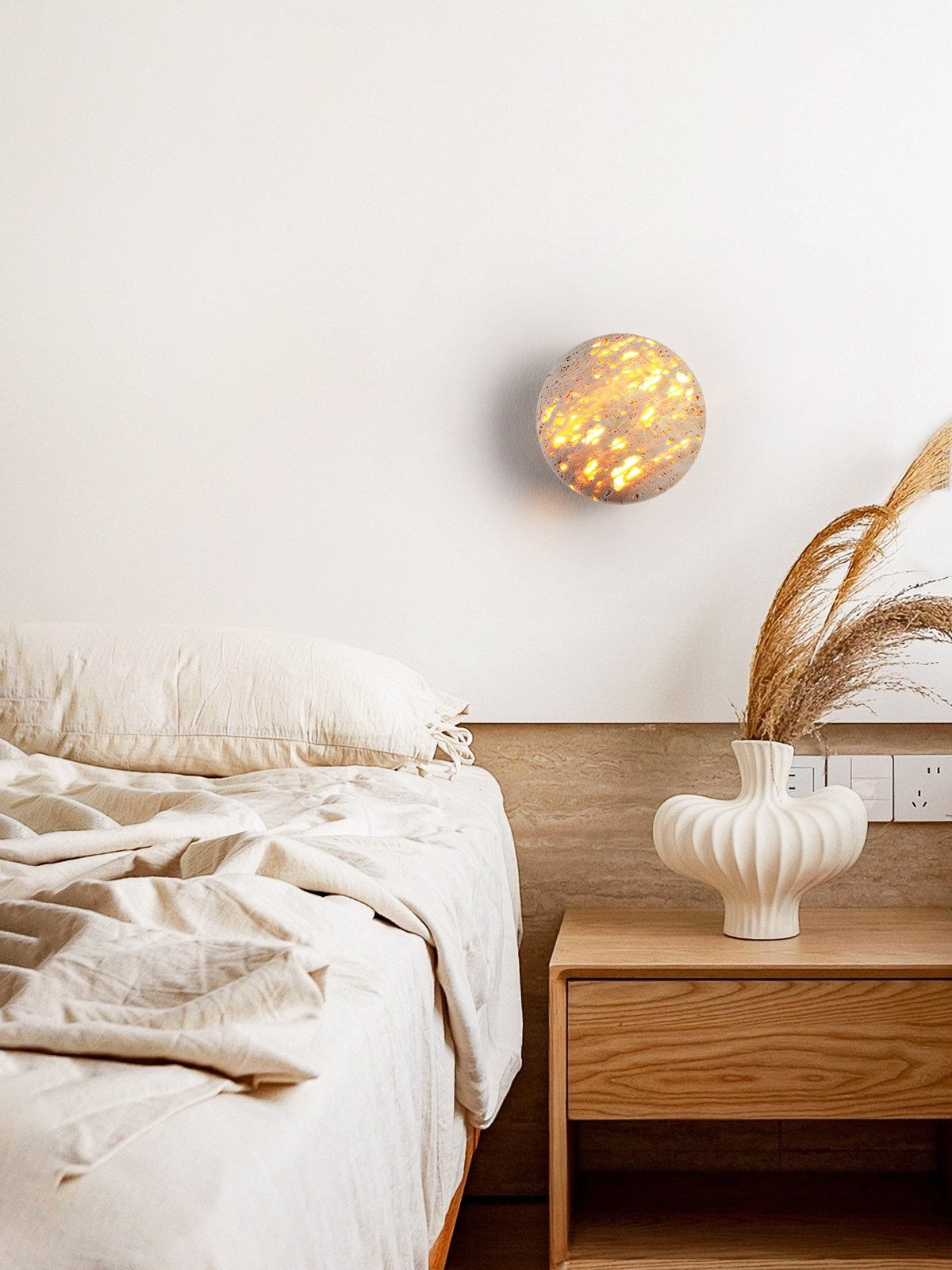 Stone Wall Sconce Lighting — Wall Sconce | Maison Monashee — view 7